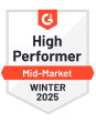 High Performer Mid Market Winter | Hostbank